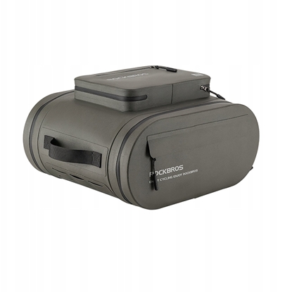 Picture of Rockbros Rockbros waterproof bike pannier, for trunk, capacity 14l - gray