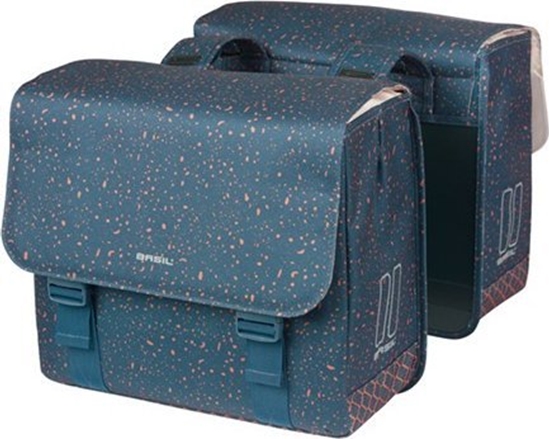 Picture of Sakwy BASIL FLAIR DOUBLE BICYCLE BAG, HOOK-ON, 35L, Wodoodporna, Navy (NEW 2025)