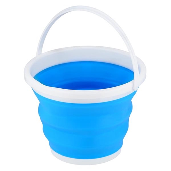Picture of Salokāms spainis NC1731 FOLDING BUCKET BLUE 10L NILS CAMP