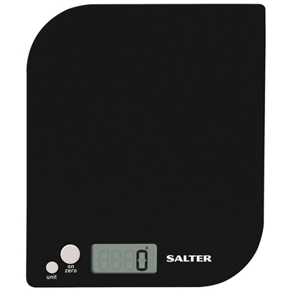 Picture of Salter 1177 BKWHDR Leaf Electronic Digital Kitchen Scale - Black
