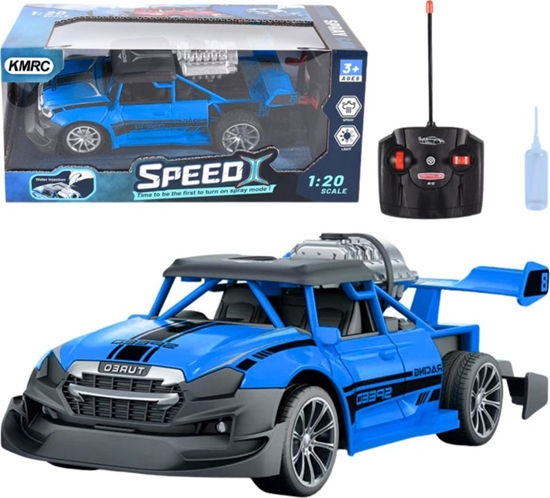 Изображение LeanToys Samochód Zdalnie Sterowany RC 1:20 wiata Efekt Dymny Niebieski