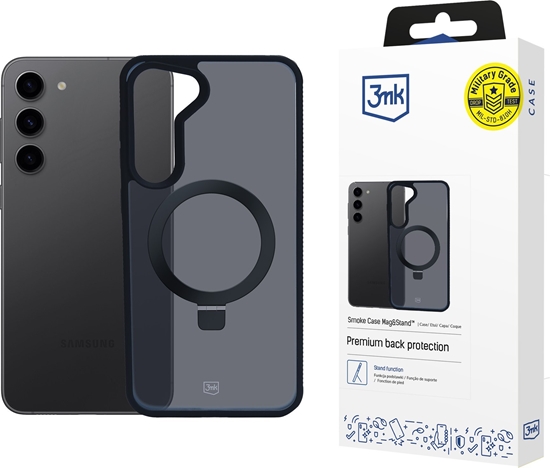 Picture of Samsung Galaxy S24+ - 3mk Smoke Case Mag&Stand
