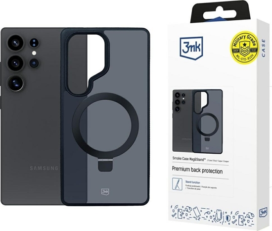 Picture of Samsung Galaxy S25 Ultra - 3mk Smoke Case Mag&Stand