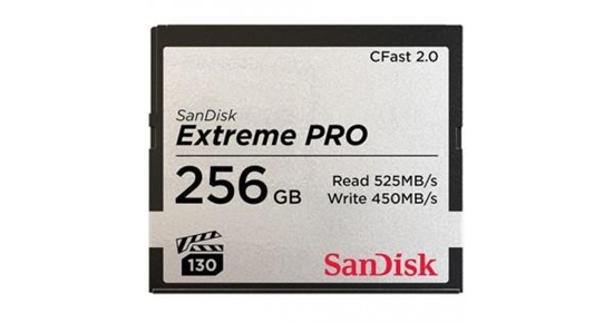 Picture of SanDisk CFAST 2.0 VPG130   256GB Extreme Pro     SDCFSP-256G-G46D
