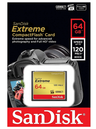 Attēls no SanDisk Extreme CF UDMA 7 64GB