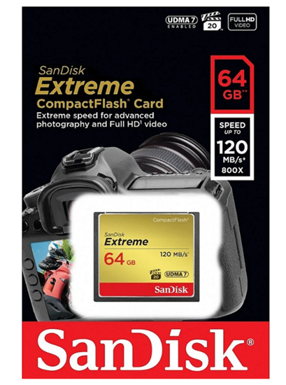 Изображение SanDisk Extreme CF UDMA 7 64GB