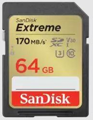 Attēls no SanDisk Extreme SDXC 64GB