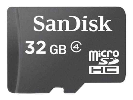 Picture of SanDisk MicroSD class 4 32GB