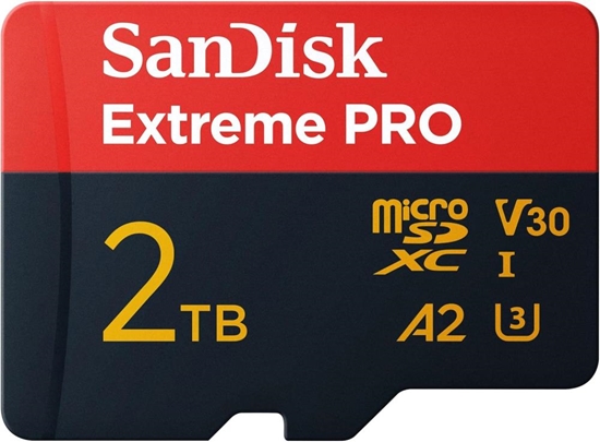 Picture of SanDisk microSDXC            2TB Extreme Pro A2 C10 V30 UHS-I U3
