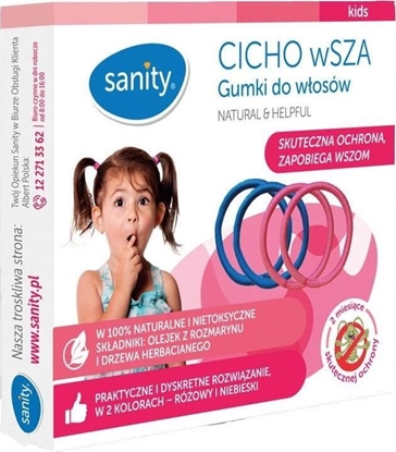Attēls no Sanity CICHO wSZA Gumki do wosów 1op.(4szt.)