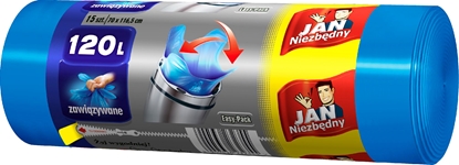 Attēls no Sarantis Worki HD Easy-pack niebieskie 120L 15szt. (ZZAJAN038.)