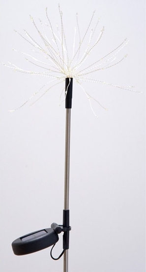 Picture of Saska Garden Lampa solarna dmuchawiec Firework 90LED Inox