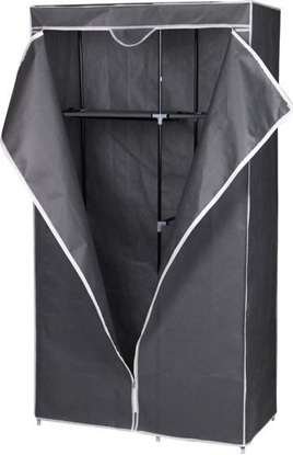 Picture of Saska Garden Szafa tekstylna, garderoba ciemno szara 90x45x170CM universal