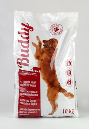 Picture of Sausā barība pieaugušiem suņiem BUDDY, liellops, 10kg