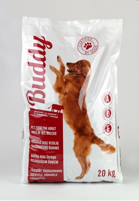 Picture of Sausā barība pieaugušiem suņiem BUDDY, liellops, 20kg