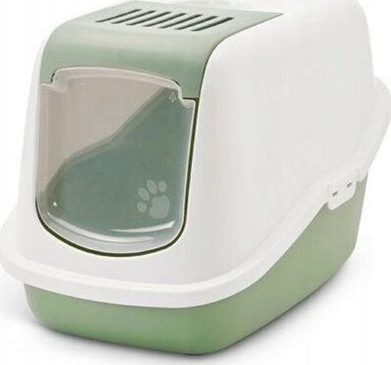 Изображение Savic SAVIC-TOALETA DLA KOTA NESTOR BOTANICAL   GREEN 56x39x38,5cm  /4