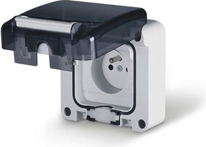 Picture of Scame Gniazdo poj. hermetyczne p/t IP66, 16A, 250V 2P+E (137.4411)