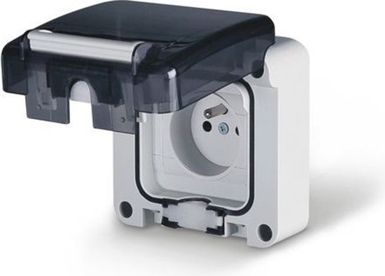 Picture of Scame Gniazdo poj. hermetyczne p/t IP66, 16A, 250V 2P+E (137.4411)