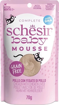 Picture of Schesir Baby Mus Karma dla Kocit Kurczak Wtróbka 70g