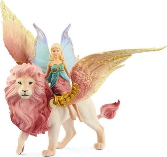 Picture of Schleich bayala            70714 Fairy in Flight on Winged Lion