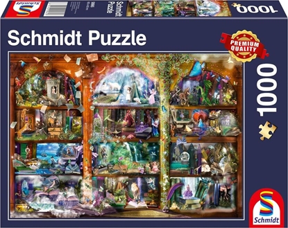 Изображение Schmidt Spiele Puzzle 1000 Magiczny wiat bajek G3