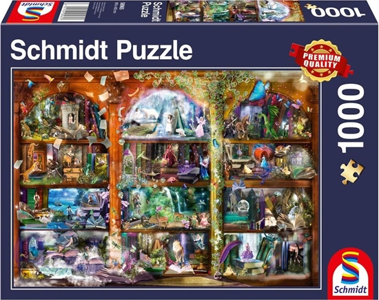 Изображение Schmidt Spiele Puzzle 1000 Magiczny wiat bajek G3