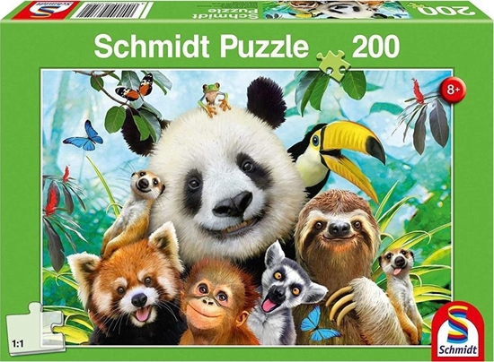 Изображение Schmidt Spiele Puzzle 200 Wesoe zwierzaki G3