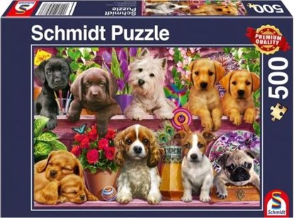 Attēls no Schmidt Spiele Puzzle PQ 500 Psy na póce