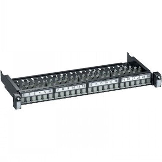 Picture of SCHNEIDER ELECTRIC ACTASSI 19-C PATCH PANEL SLIDING EVO 19" 1U 24PT S-ONE STP CAT6