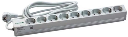 Изображение SCHNEIDER ELECTRIC ACTASSI 1U PDU POWER DISTRIBUTION RAIL - 9 SCHUKO SOCKETS 19P VDE