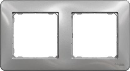 Изображение Schneider Electric Sedna Design, Ramka 2-krotna, srebrne aluminium