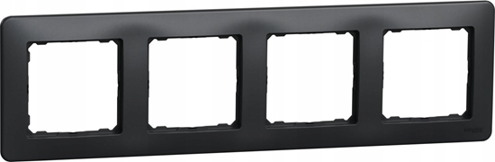 Изображение Schneider Electric Sedna Design, Ramka 4-krotna, czarny antracyt