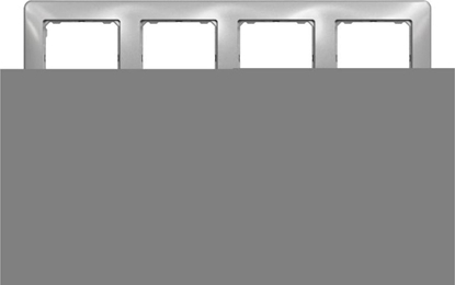 Изображение Schneider Electric Sedna Design, Ramka 4-krotna, srebrne aluminium