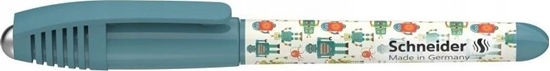 Изображение Schneider Pióro kulkowe SCHNEIDER Zippi Cool Robots, M, niebieskie