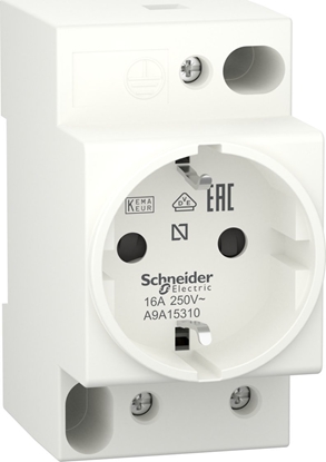 Picture of SCHNEIDERE Gniazdo moduowe iPC SCHUKO Schneider Acti 9 A9A15310 2P+E 10/16A 250V