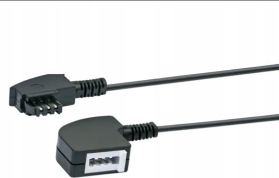 Изображение Schwaiger Schwaiger Telefonkabel Verl. TAE-F 6P4C -> TAE-F 6P4C 6m