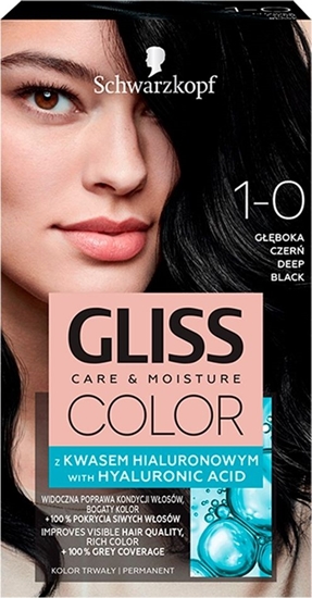 Picture of Schwarzkopf Gliss Color nr 1-0 gboka czer