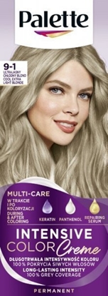 Attēls no Schwarzkopf Palette Intensive Color Creme Krem koloryzujcy nr 9-1 Ultrajasny Chodny Blond 1op.