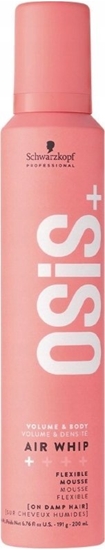 Picture of SCHWARZKOPF PROFESSIONAL_Osis+ Air Whip elastyczna pianka ulepszajca podatno wosów na ukadanie 200ml