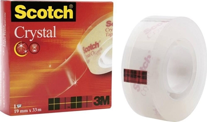 Picture of Scotch Scotch 7100027387, 33 m, Transparent, Polypropylene, Cardboard, Glass, Metal, Paper, Glossy, 2.54 cm, Box