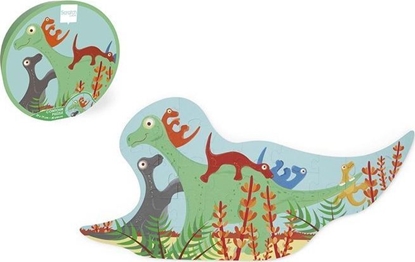 Attēls no Scratch Scratch, Puzzle konturowe Dinozaury 30 elem.