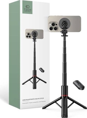 Attēls no Selfie stick Tech-Protect TECH-PROTECT L06S MAGSAFE BLUETOOTH SELFIE STICK TRIPOD BLACK