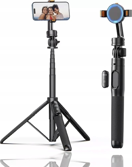 Изображение Selfie stick Ulanzi Statyw Kijek Selfie Stick Tripod Pilot Bluetooth Monopod Wysoki 160cm Magnetyczny Zintegrowany Uchwyt Na Telefon / Ulanzi / Sk-05