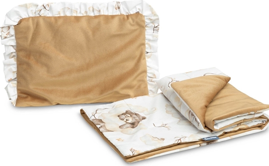 Picture of Sensillo KOMPLET DO WÓZKA VELVET Z FALBANK SEN BEOWY