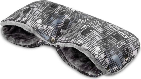 Picture of Sensillo Mufka do wózka minky Sensillo Olaf grafitowy w kropki