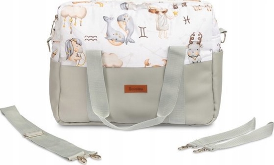 Picture of Sensillo TORBA DO WÓZKA EKOSKÓRA ZODIAK SZARY