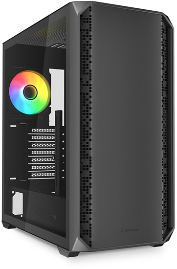 Изображение Sharkoon Gehäuse AK2  RGB           ATX       1xGlas   schwa