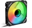 Attēls no Sharkoon SHARK Mirror PWM RGB Obudowa komputera Wentylator 12 cm Czarny 1 szt.