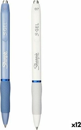 Picture of Sharpie Dugopis elowy Sharpie S-Gel Niebieski Biay 0,7 mm (12 Sztuk)