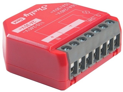 Attēls no Shelly Relais "1PM Gen4 2er Pack" max 16A 1 Kanal Messfunktion WLAN Matter Zigbee Bluetooth